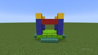 How To Make A Bouncy Castle In Minecraft