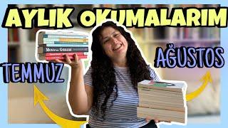 TEMMUZ Ayı Okuduklarım // AĞUSTOS Ayı Okuyacaklarım // Bayıldım 