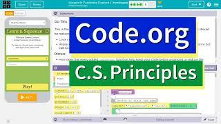 Code.org Lesson 9.6 Functions Explore/Investigate | Tutorial and Answer | Unit 4 CSP