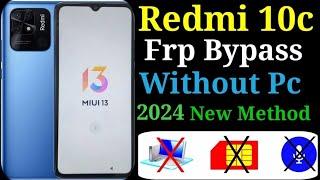 New Method Redmi 10c Frp Bypass | Xiaomi Redmi 10c Frp | Redmi 10c Google Account Unlock | Redmi 10c