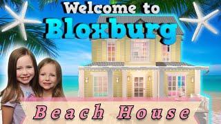 Bloxburg Beach House Vacation Oceanfront Roleplay Laila & Melaina RP (Roblox)