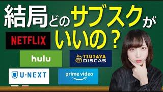 人気のサブスク徹底比較！あなたに一番合ったサブスクずばり答えます！