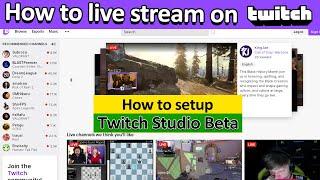 How to download & setup Twitch Studio Beta | How to live stream on Twitch // Smart Enough