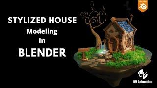 Stylized House Modeling in Blender - Beginner Tutorial