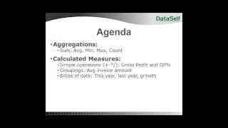 DataSelf Analytics - Tips for Calculated Measures