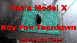 Dead Model X Key fob Teardown