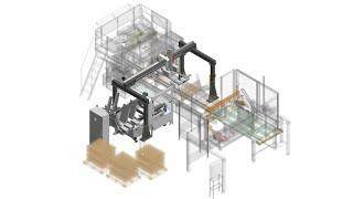 Saifan automatic wood feeder for pallet production line