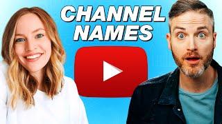 How to Choose a YouTube Channel Name (DON'T DO THIS)
