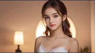 HD Beautiful Young Angels Ai Art || Cute Teenage Beauty Girl Models Portraits [4K]