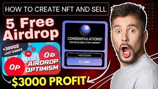 How To Create NFT And Earn $3000 Optimism Airdrop | Zora Airdrop | Crypto Airdrop