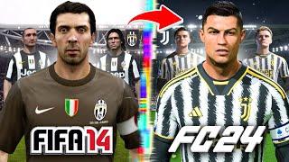 I Rebuild Juventus From FIFA 14 to FC 24!