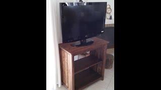 DIY tv table how to simply make it