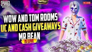 Wow Rooms Live | Everyone Can Join | Pubg Mobile Live Custom Rooms | Mr Bean Playz