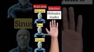 Instant Migraine, Sinus & Tension Relief with Mahasirs Mudra #yoga