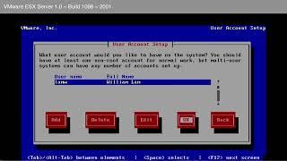 VMware ESX Server 1.0 Install