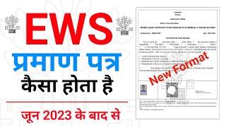 Bihar EWS certificate new format 2023 | EWS certificate kaise hota hai | Bihar EWS certificate 2023