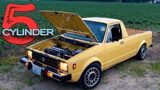 FIVE Cylinder Swapped MK1 CADDY! | 2.5L 07K 1980 Rabbit Pickup