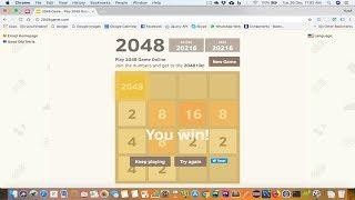 2048 Game - Finally Solved - Yusuf Shakeel