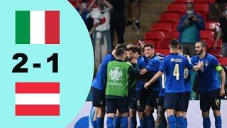 Italy vs Austria 2-1 All Goals & Extended Highlights 2021 HD