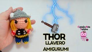 Thor llavero amigurumi | CatalinArte Tejidos