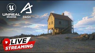 LIVE 3D Environment Design In Unreal Engine 5 Using PolygoneFlow Dash #unrealengine5 #epic