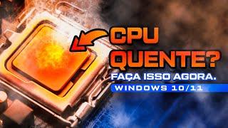 COMO DIMINUIR A TEMPERATURA DO PROCESSADOR ! CPU ESQUENTANDO NOS JOGOS ? SOLUÇÃO TEMPERATURA CPU !