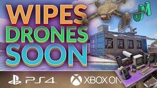 Incoming Wipes and Drone Shops  Rust Console  PS4, XBOX