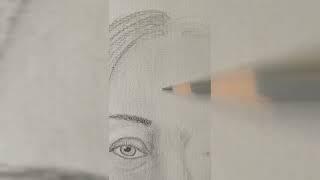 #Малювання портрета простим олівцем/#Drawing a portrait with a simple pencil