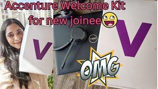 Unboxing my Accenture Welcome Kit | Which Laptop Accenture send me ?? #accenture #unboxing #newjob