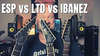 ESP vs LTD vs Ibanez (Metal Guitar Shootout)