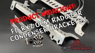 Product Highlight: JP3 MOTORSPORTS FD RX7 OEM RADIATOR CONDENSER BRACKETS