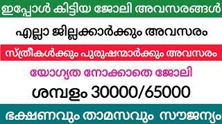 2024 Kerala Job vacancy/latest job vacancy in kerala/kerala job vacancy today/job vacancy 2024