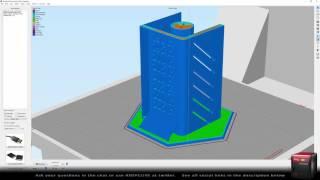 ▼ Defining the best print temperature for a PLA print with the Da Vinci Pro printer