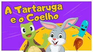 A TARTARUGA E O COELHO | PINCEL MÁGICO | Desenho Infantil