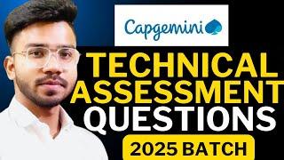 Capgemini Technical MCQ Questions & Answers 2024 | Capgemini Technical Assessment