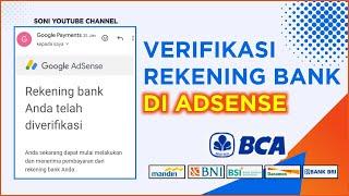 Verify Bank Account in Adsense - How to Add a Bank Account in Google Adsense