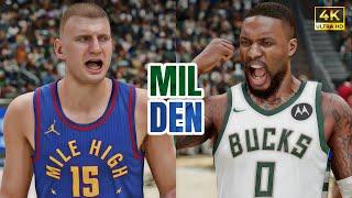 NUGGETS vs BUCKS (PS5) - NBA 2K24 [4K UHD]