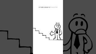 You Cant Fall Down The Stairs  (Animation Meme) Orig: @raxdflipnote  #shorts