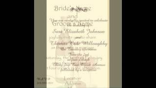 Wedding Invitation Wording