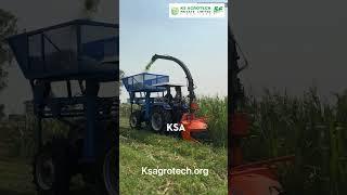 KSA | GreenGold 4 Row | Silage Forage Harvester | Chara Machine | Since 1968