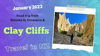 Omarama Clay Cliffs in New Zealand