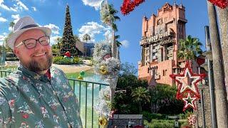 Disney’s Hollywood Studios 2021 | Christmas Decorations & NEW Channel Adventure | Disney Holidays