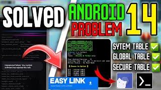 SetEdit Android 14 Problem Fix NonRoot Acces : Unlock Global Table & Secure Table Without SetEdit