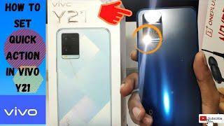 How to set Flash Light via a Volume down button in VIVO Y21|  to turn a flashlight on/off on a Vivo