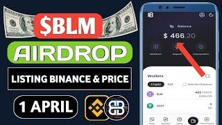 Blombard Airdrop Listing 1 April | Blm Coin Swap & Sell In Trust Wallet | Blombard New Update