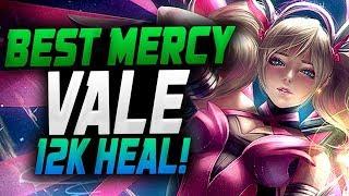 VALE INSANE MERCY! 12K HEALD! [ OVERWATCH SEASON 18 TOP 500 ]