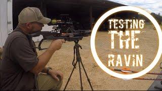 TESTING THE NEW RAVIN R20 CROSSBOW  at Hollis Farms