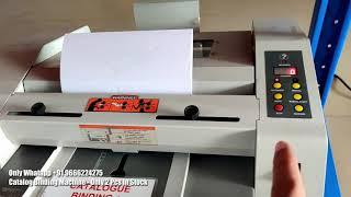  Semi-Automatic Catalog Binding Stapler Machine - Table Top Model | Abhishek Products