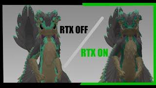 RTX ON Avali (VRChat Avatar Showcase)