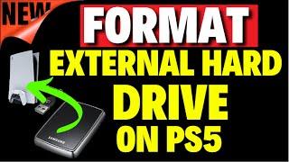 How to Format External Hard Drive as Extended Storage on PS5